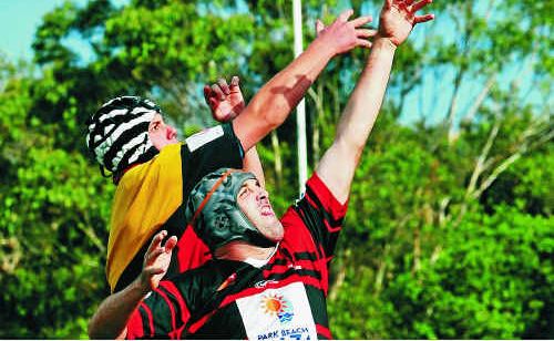 Like most of Coffs Rugby’s forwards, Brad Henry was part of the forward pack that struggled against a physical Hastings Valley pack as the Vikings easily won 32-5. Like most of Coffs Rugby’s forwards, Brad Henry was part of the forward pack that struggled against a physical Hastings Valley pack as the Vikings easily won 32-5.